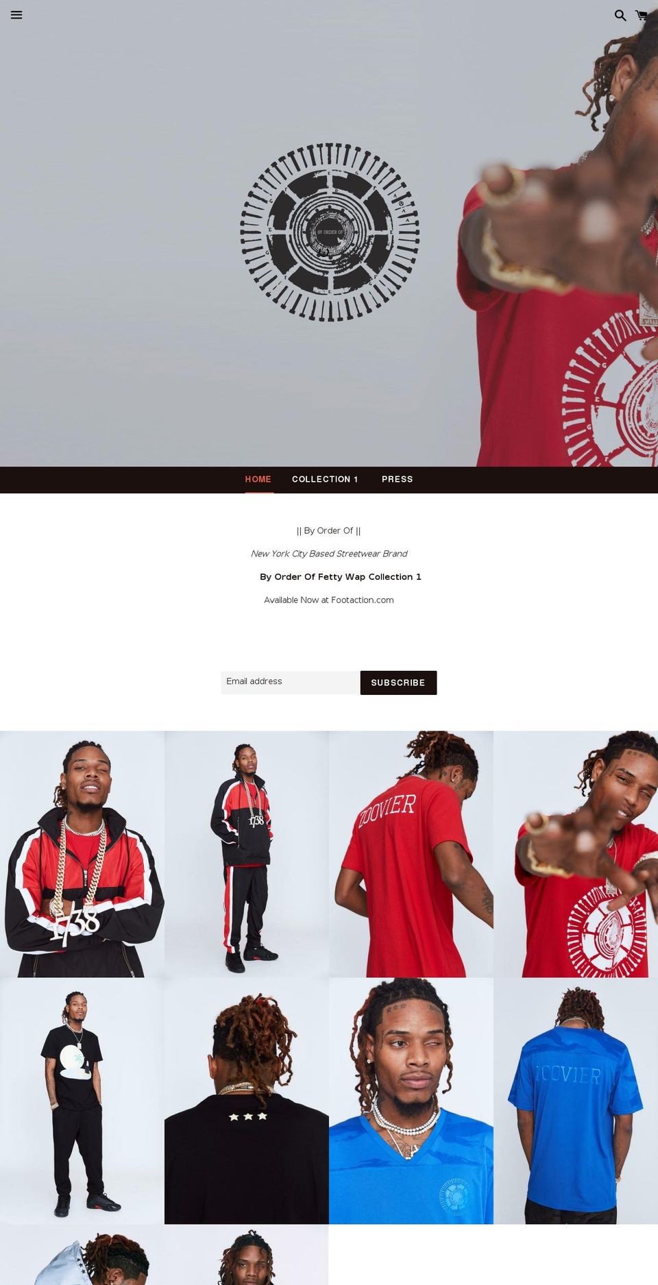 byorderofnewyork.com — Shopify storefront screenshot