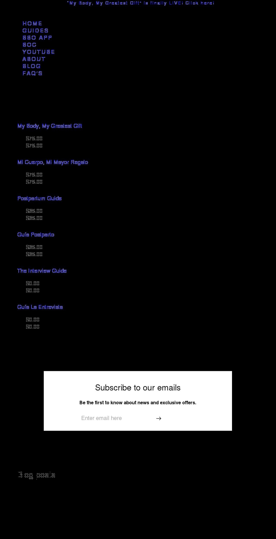 byoriana.com shopify website screenshot