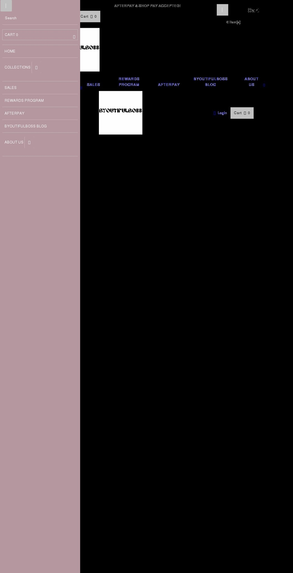 byoutifulboss.com shopify website screenshot