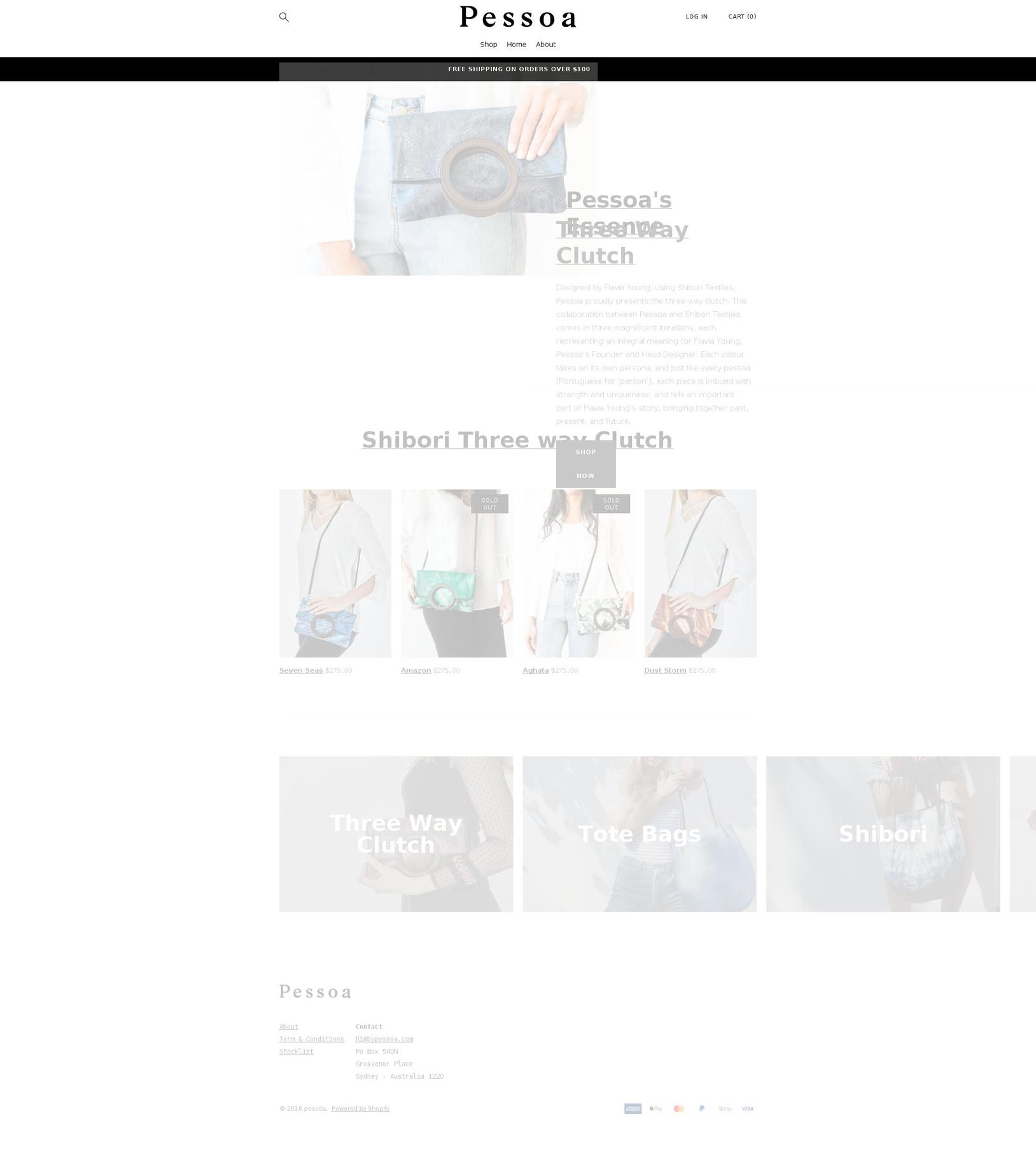 bypessoa.com shopify website screenshot