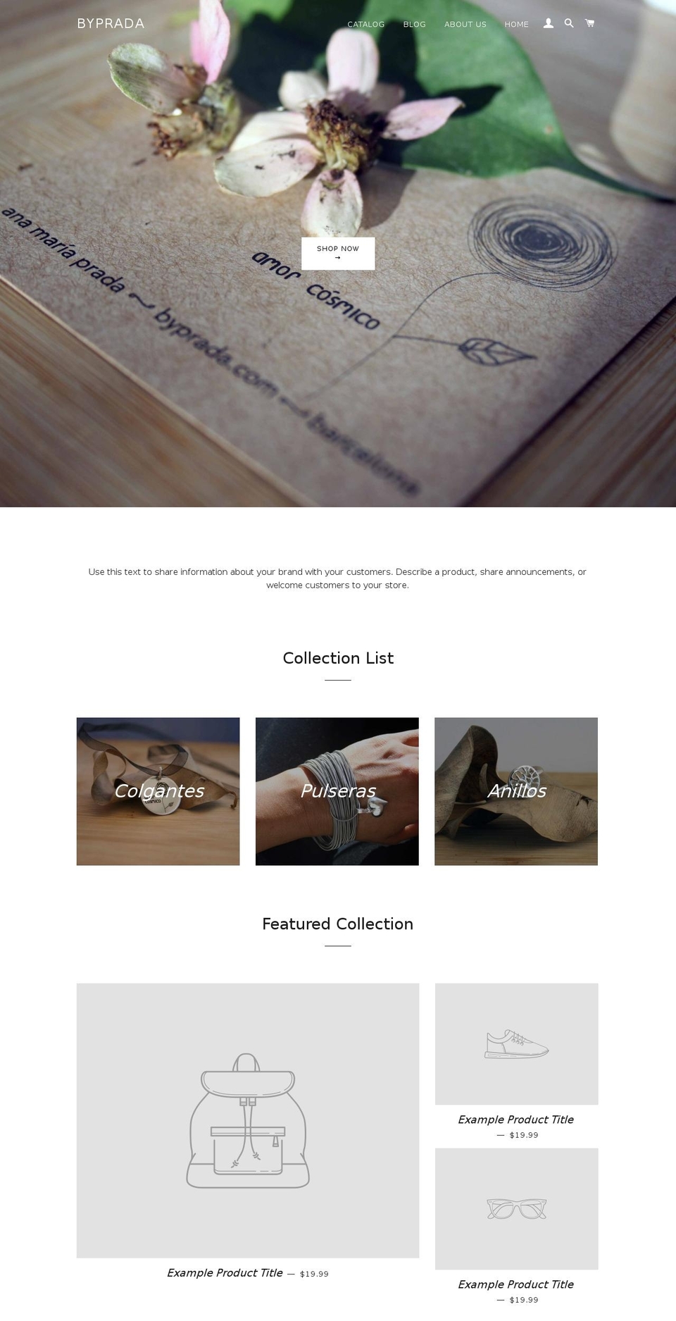 byprada.com shopify website screenshot