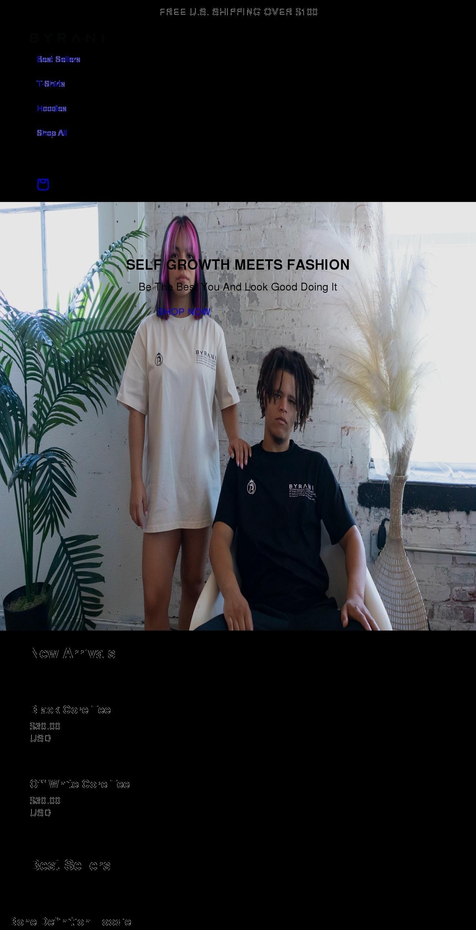 byrani.com shopify website screenshot