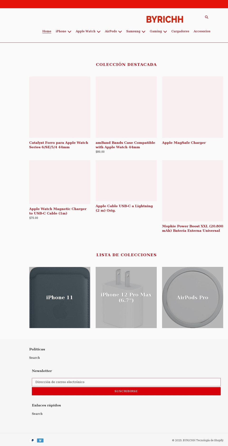 byrichh.com shopify website screenshot