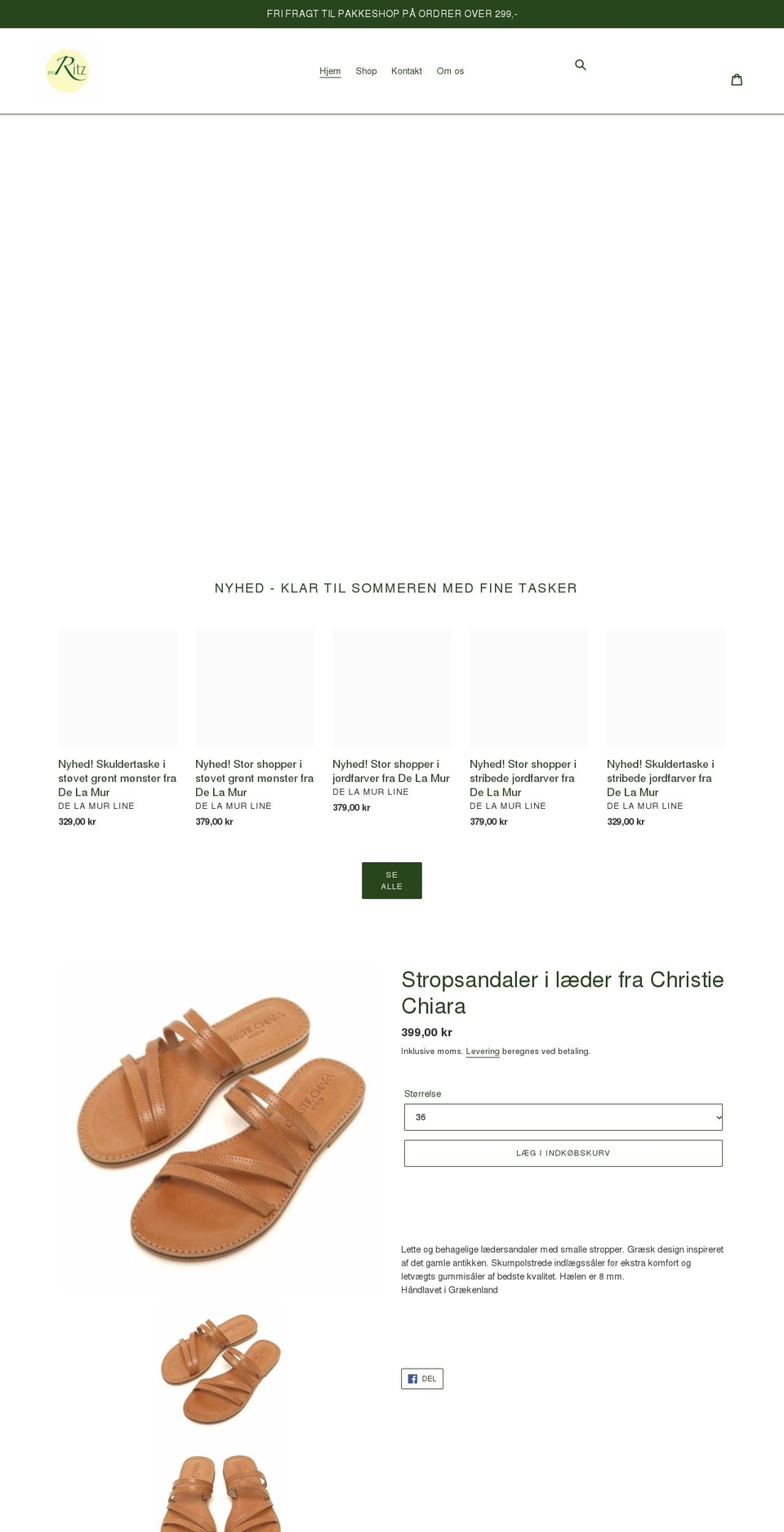 byritz.dk shopify website screenshot