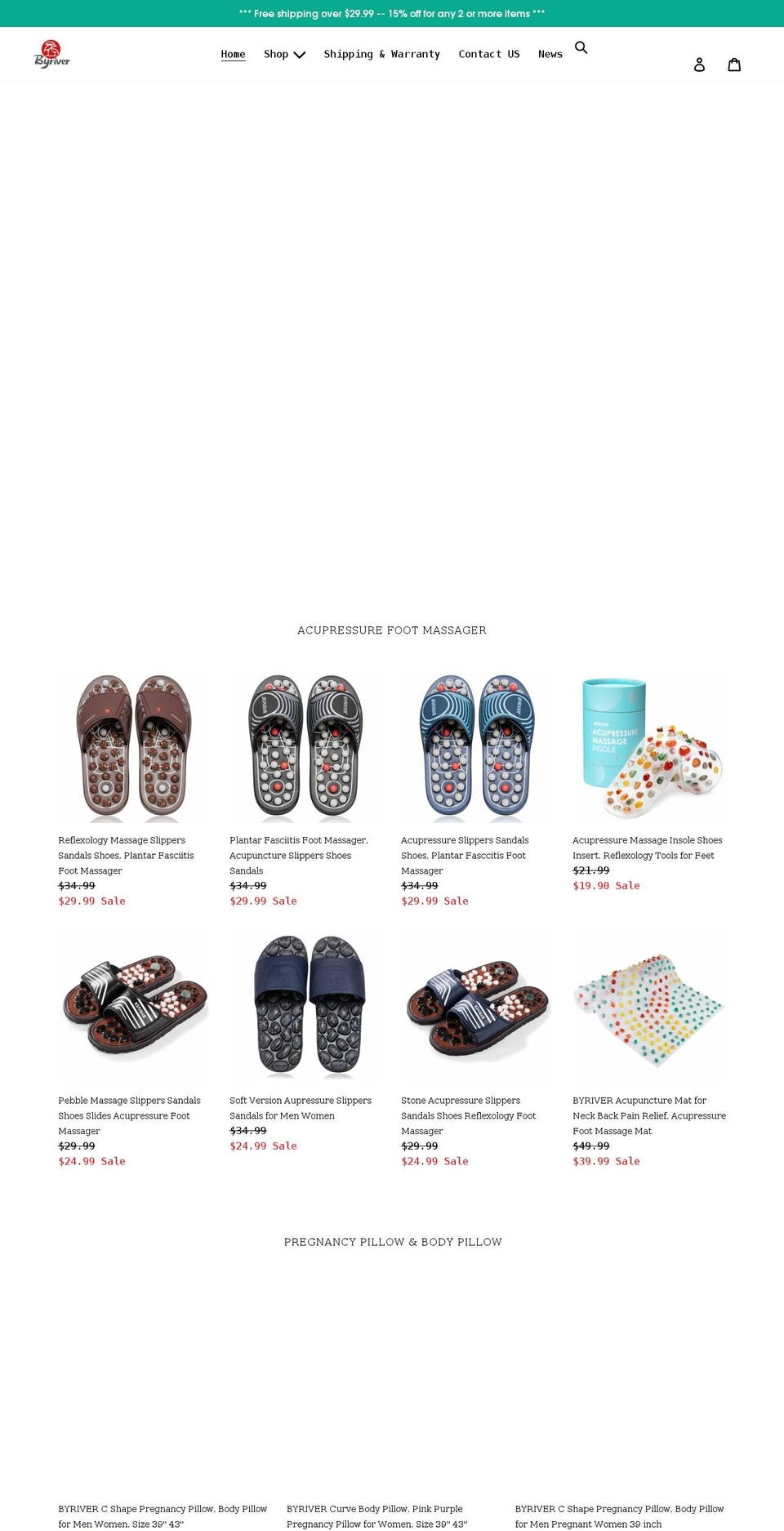 byriver.net shopify website screenshot