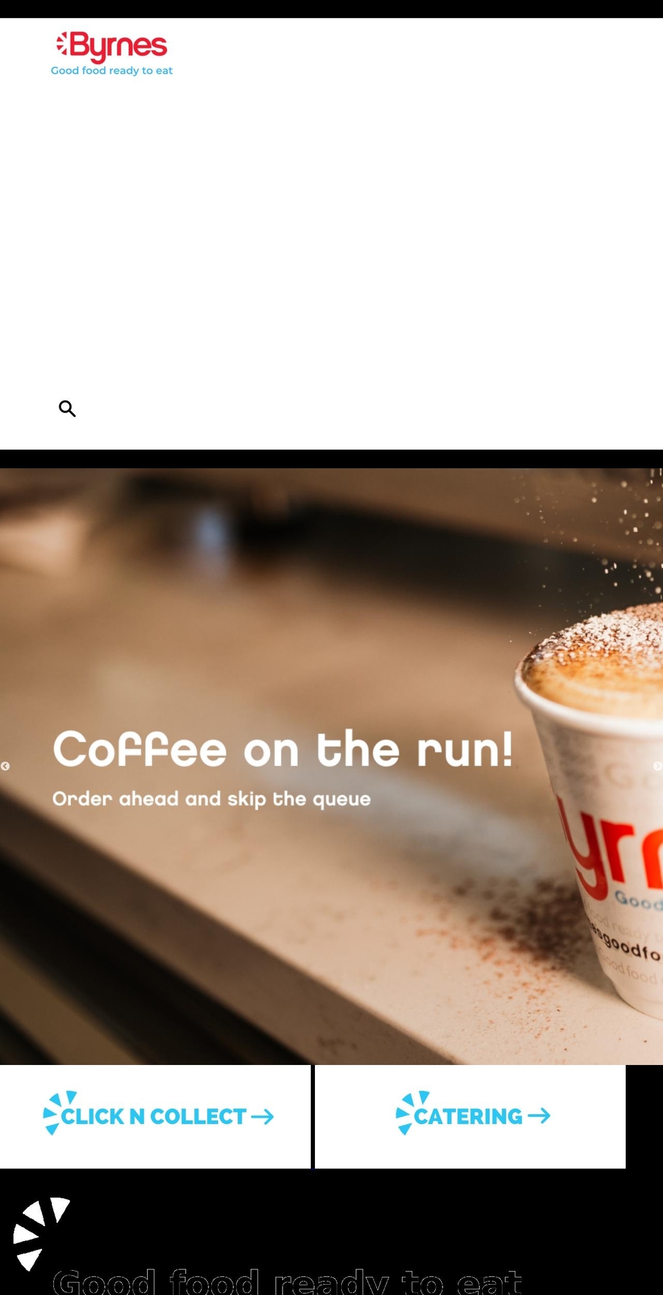 byrnesgoodfood.com.au shopify website screenshot