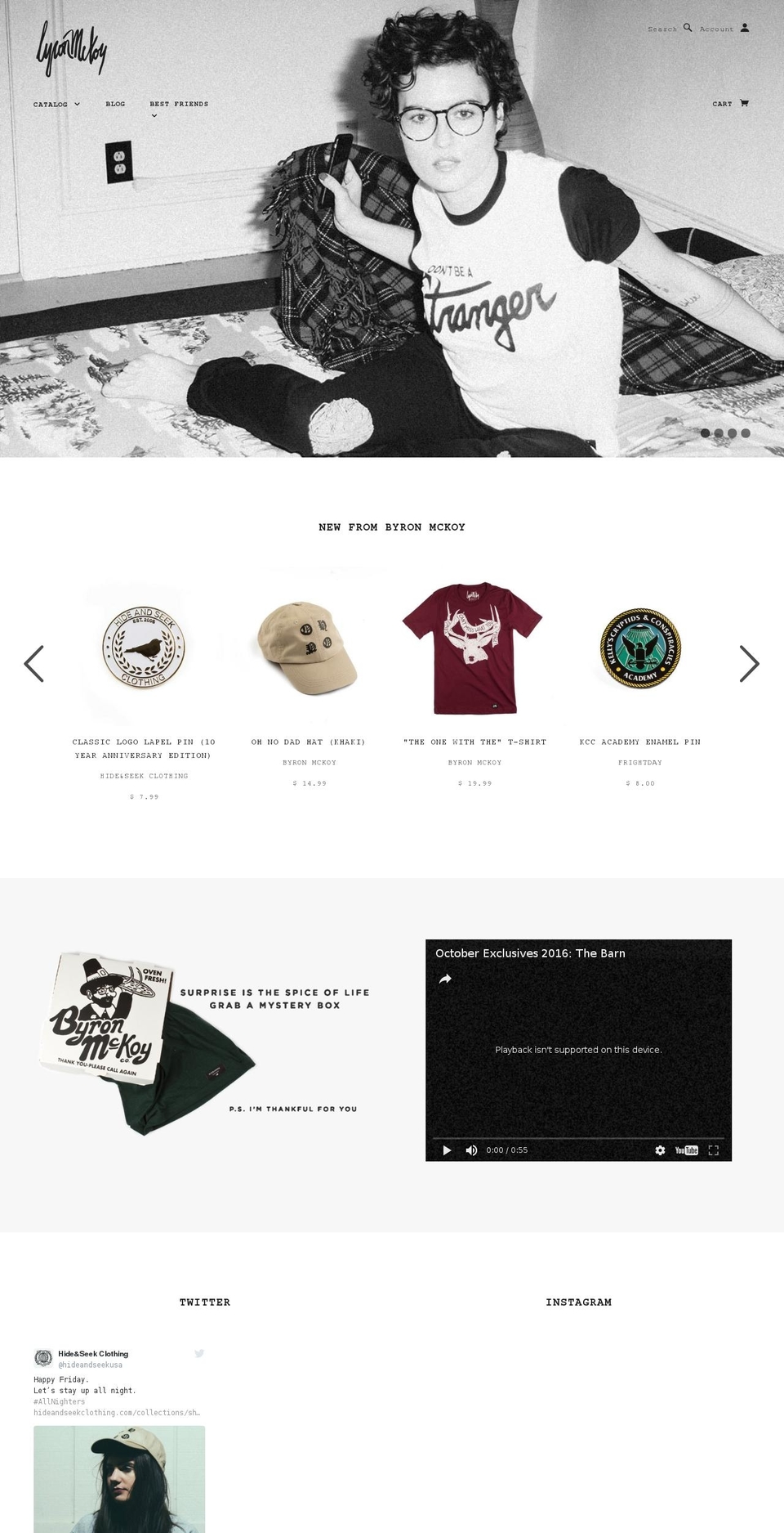 byronmckoy.com shopify website screenshot
