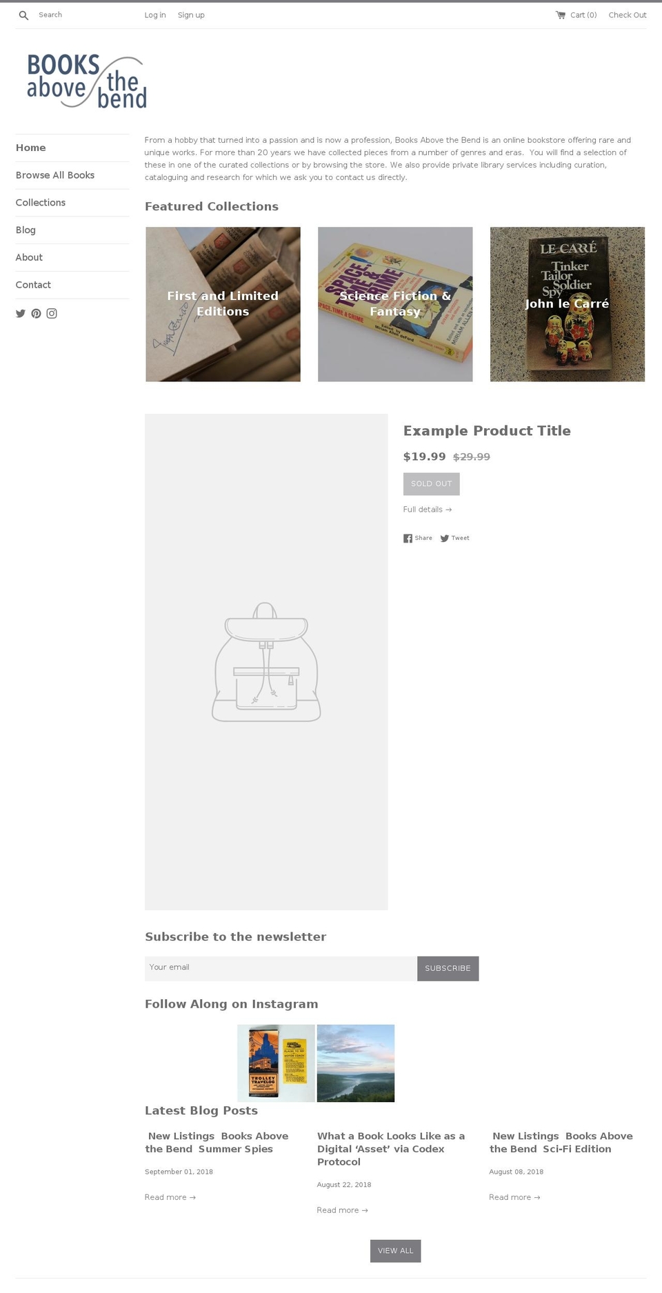 byronsbooksandmaps.com shopify website screenshot