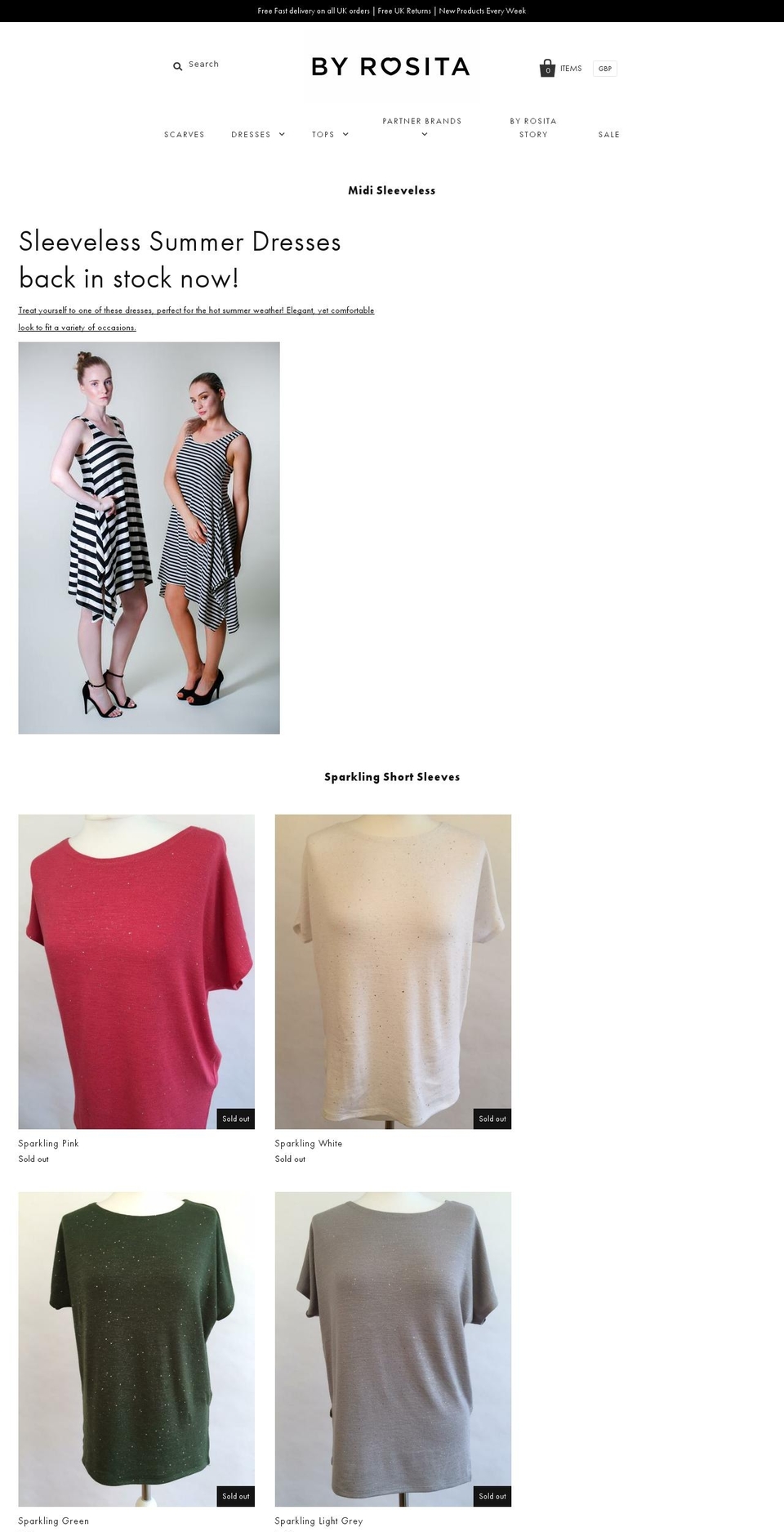 byrosita.co.uk shopify website screenshot