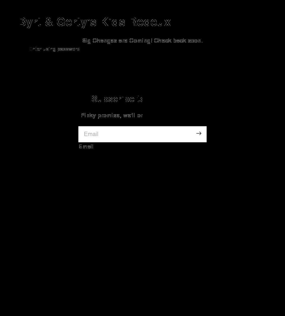byrtandgertykids.com shopify website screenshot