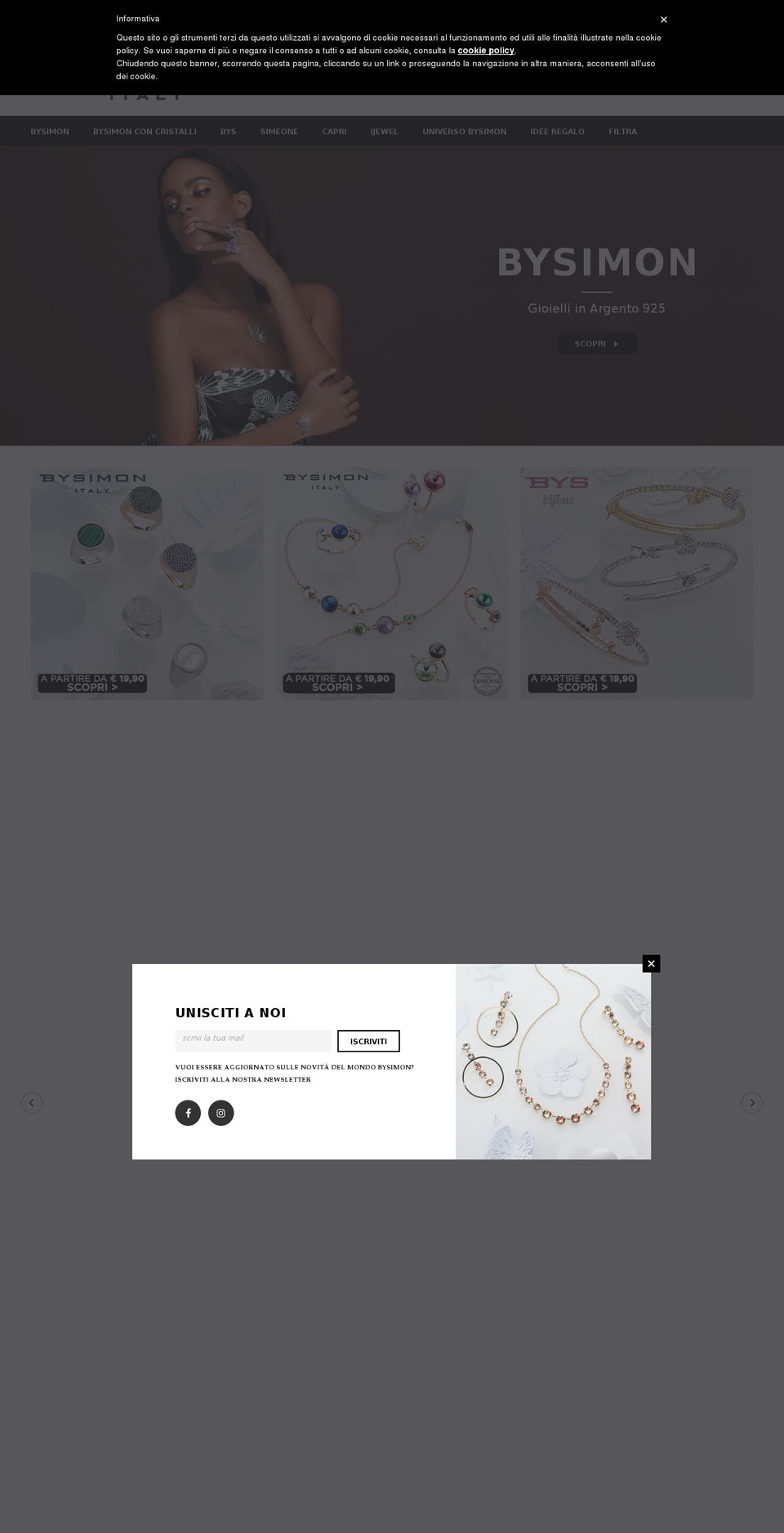 bysimon.com — Shopify storefront screenshot
