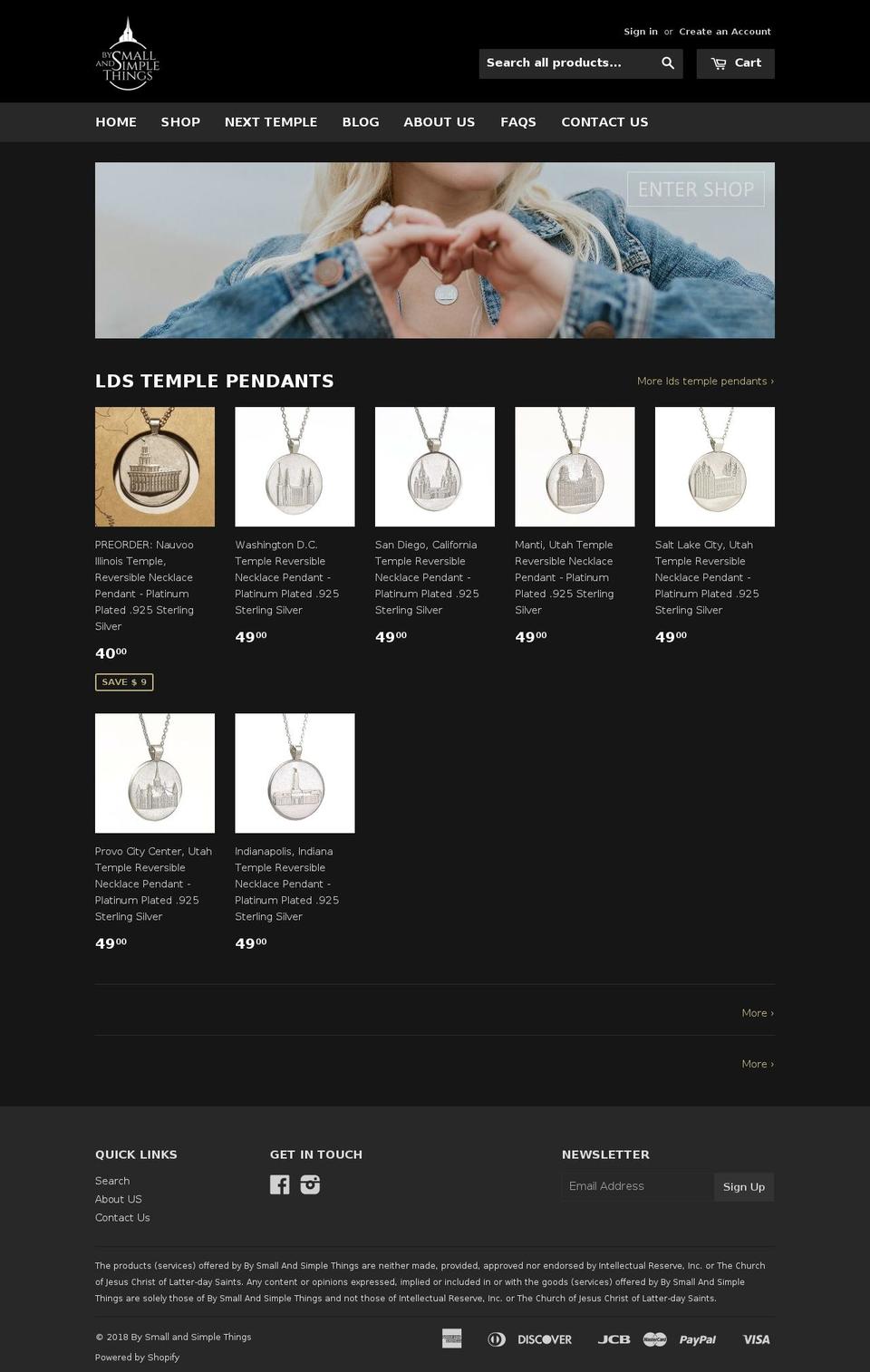 bysimplethings.com shopify website screenshot