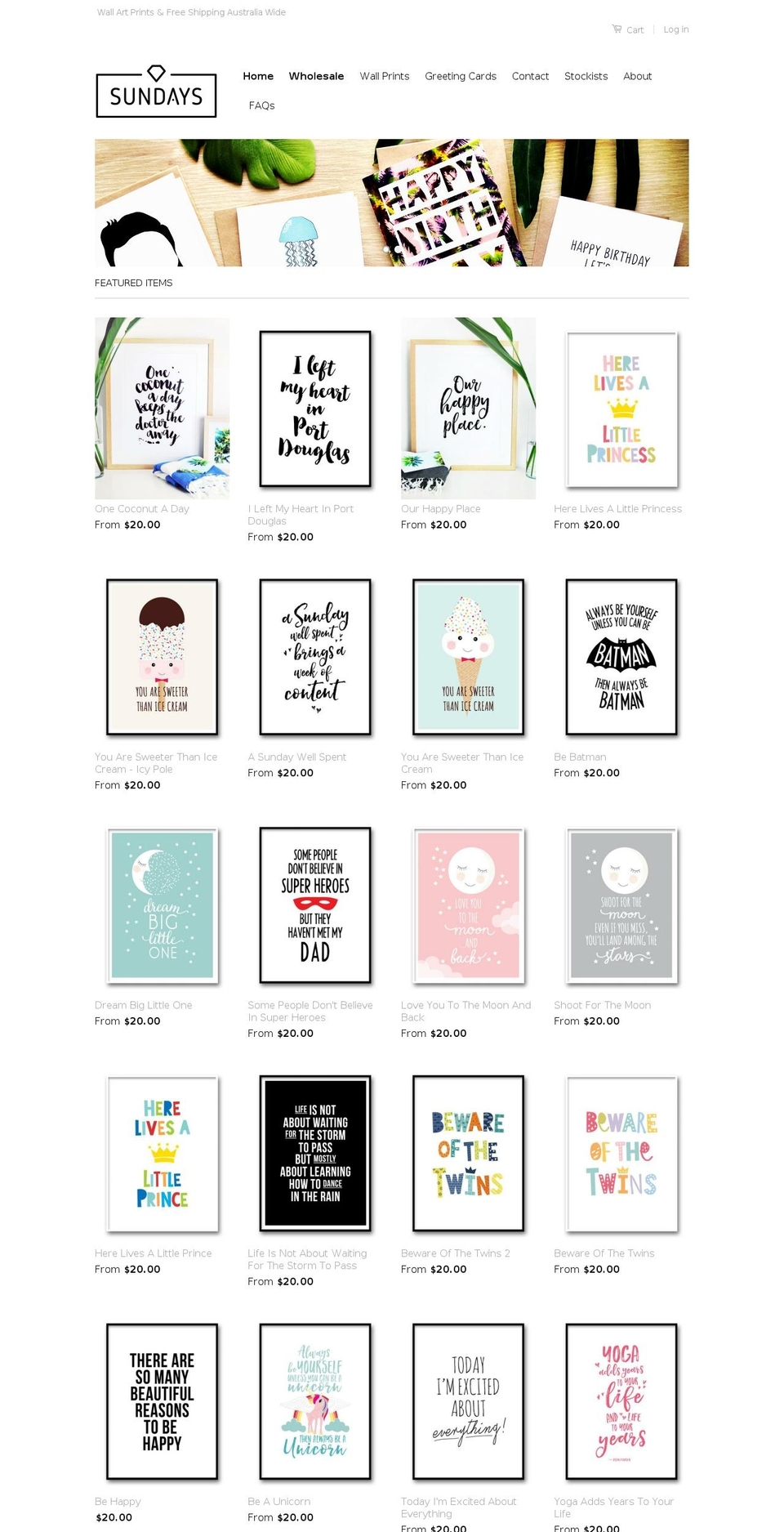 bysundays.com shopify website screenshot