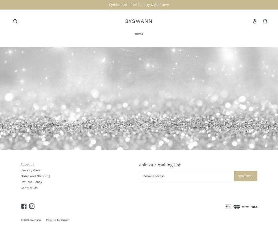 byswann.com — Shopify storefront screenshot