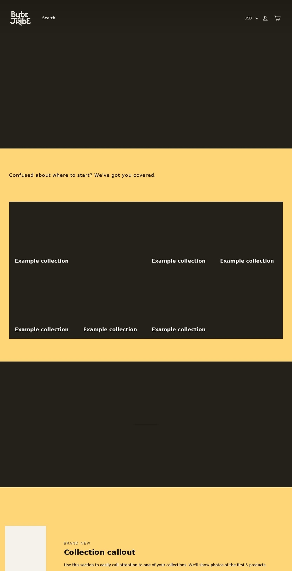 bytetribe.com — Shopify storefront screenshot