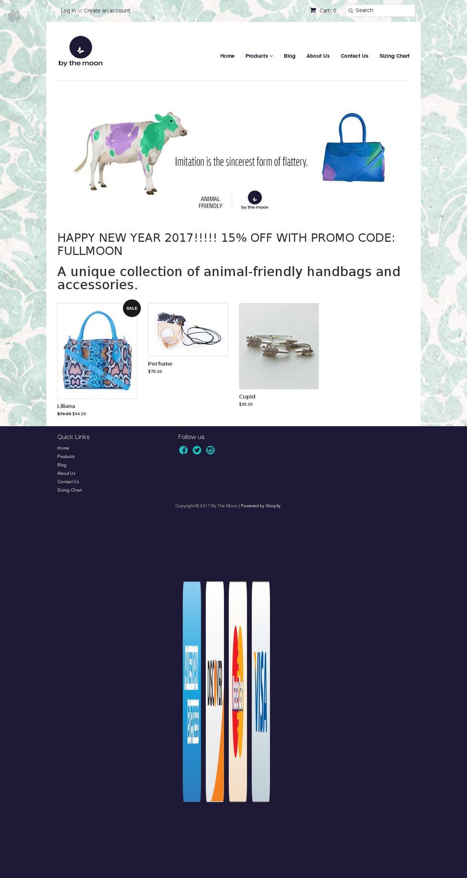 bythemoonandstars.com shopify website screenshot