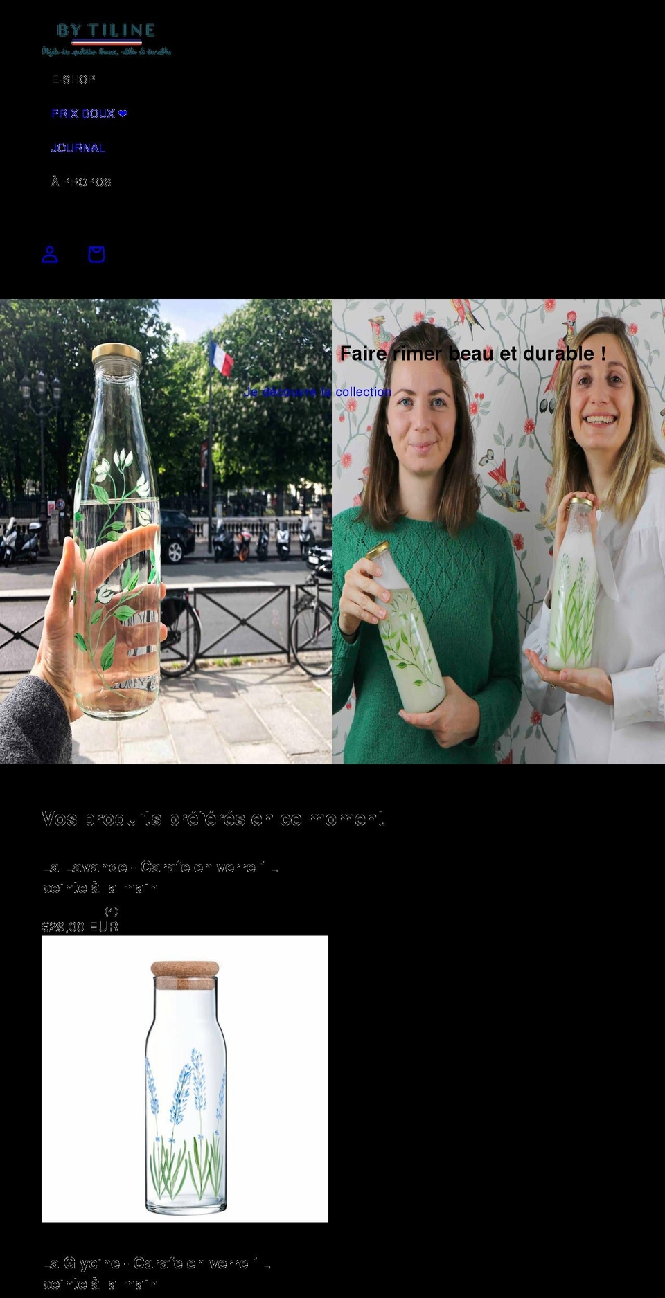 bytiline.com shopify website screenshot