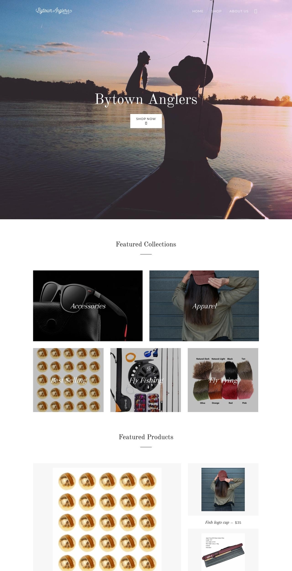 bytownanglers.com shopify website screenshot