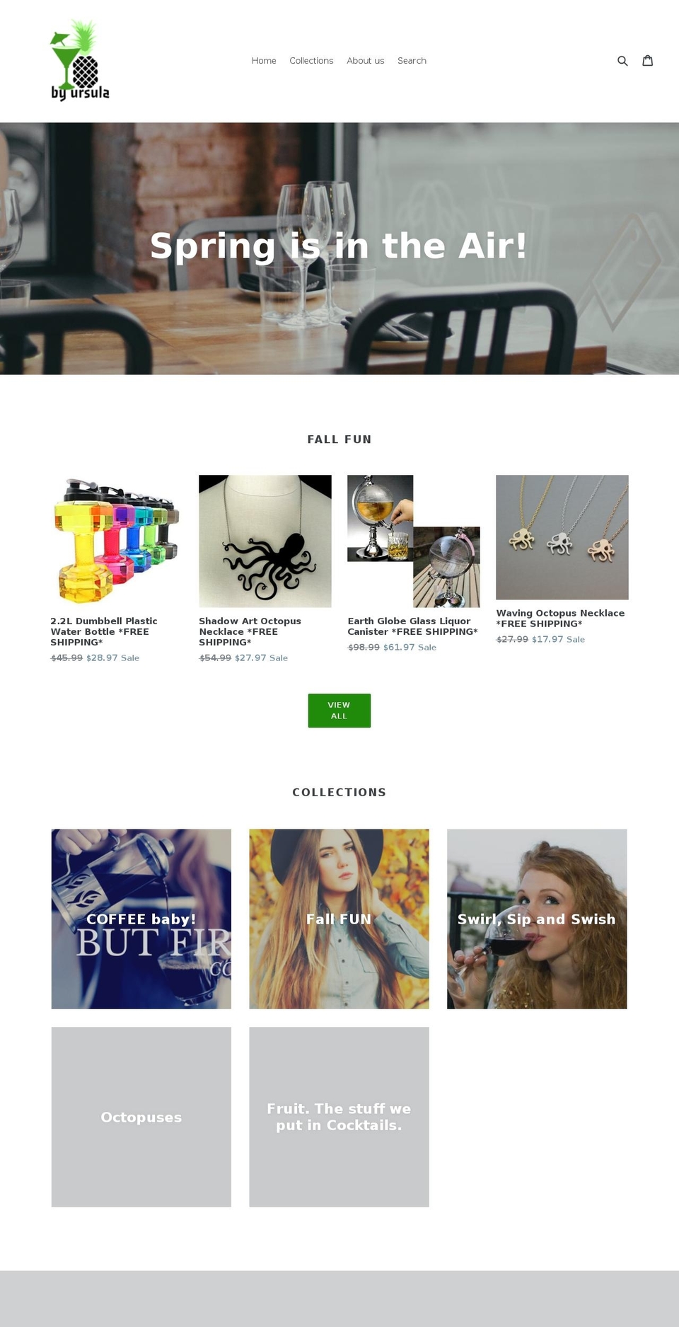 byursula.com — Shopify storefront screenshot