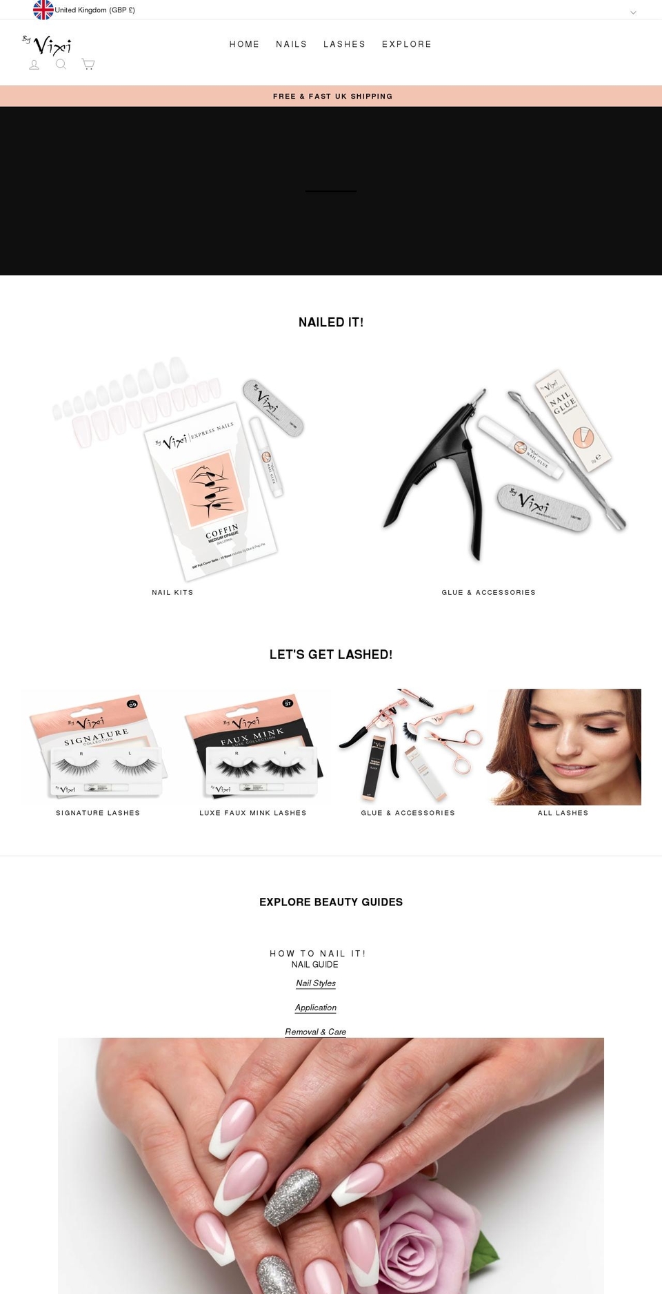 byvixi.com shopify website screenshot