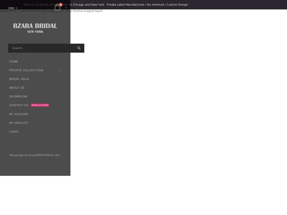 bzara.com shopify website screenshot