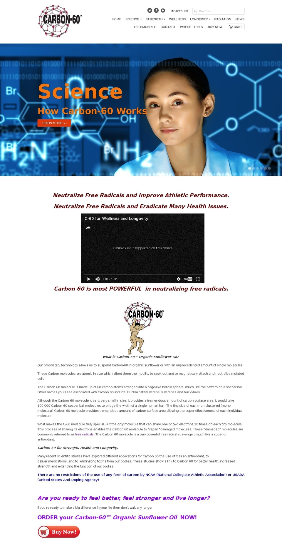 c-60.com shopify website screenshot