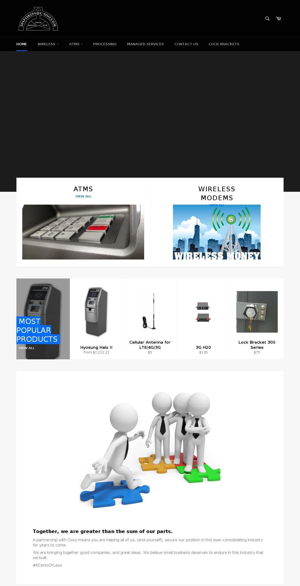 c-oso.com — Shopify storefront screenshot