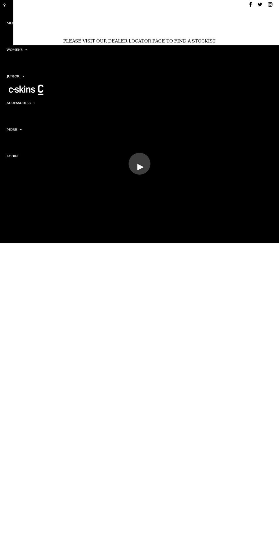 c-skins.com.au shopify website screenshot