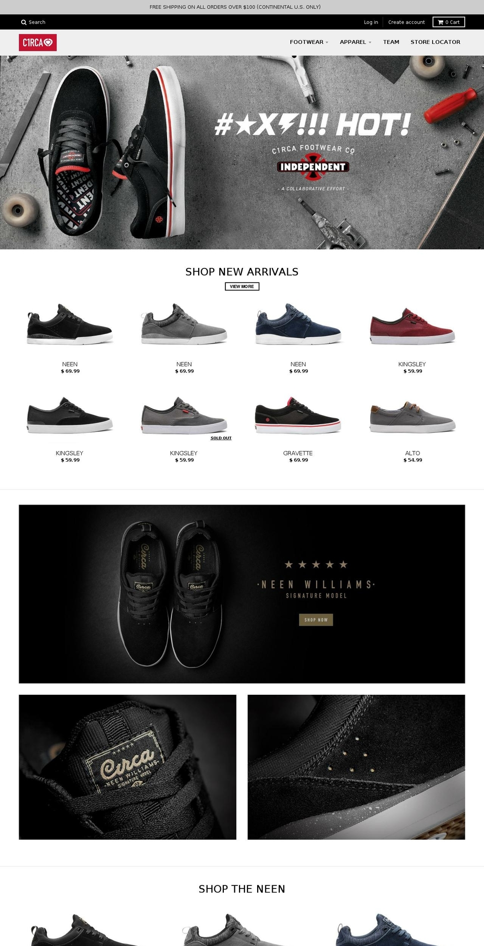 c1rca.com shopify website screenshot