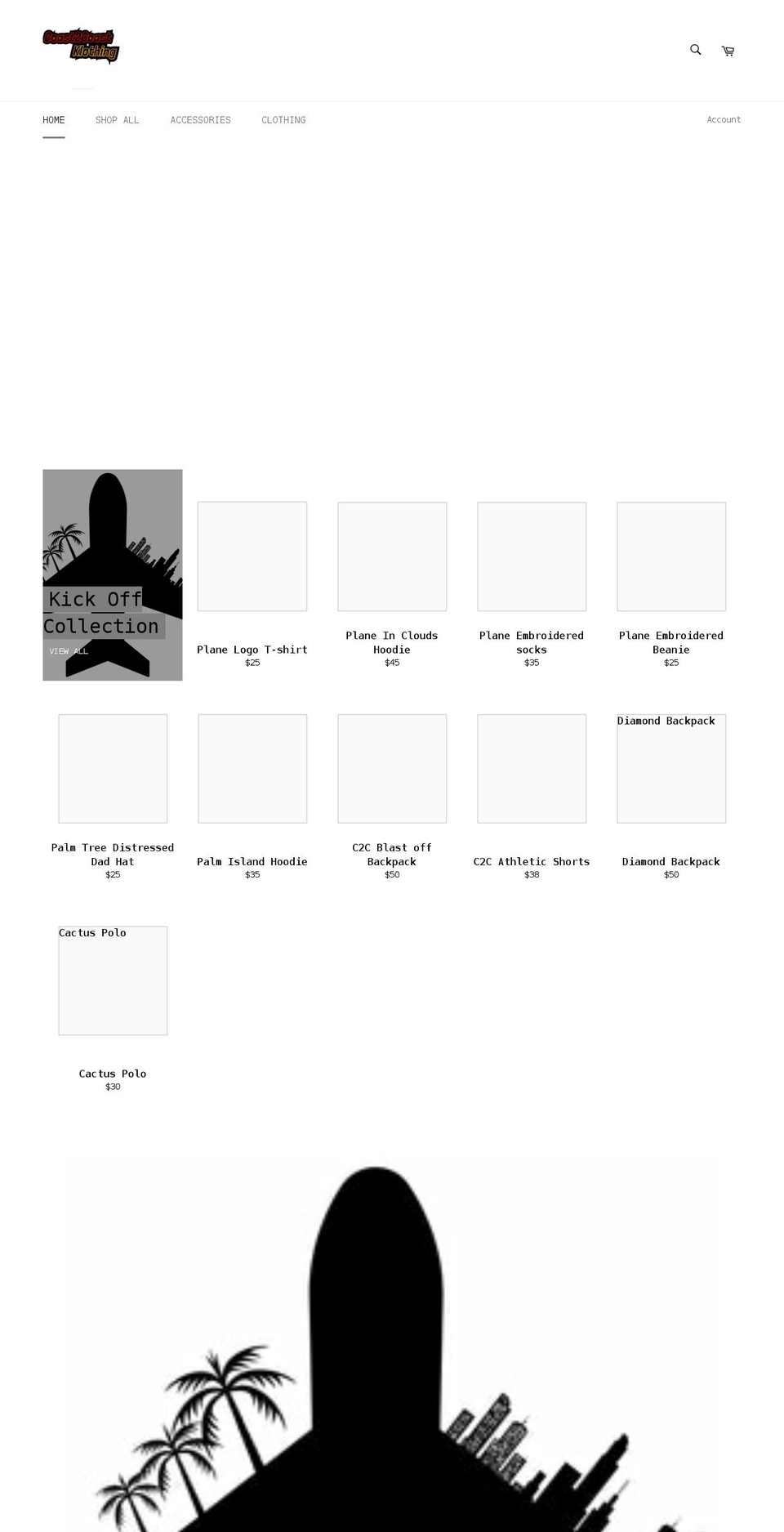 c2cklothing.com shopify website screenshot