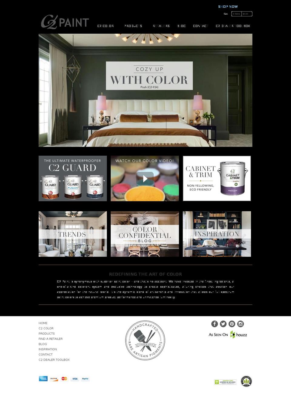 c2paint.com shopify website screenshot