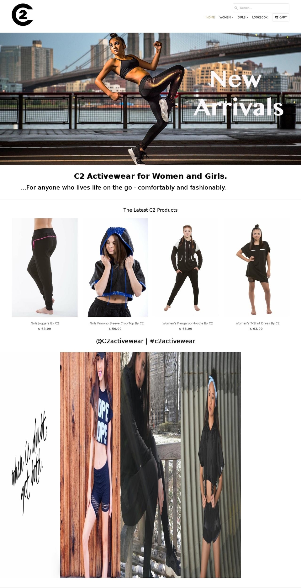 c2wear.com shopify website screenshot