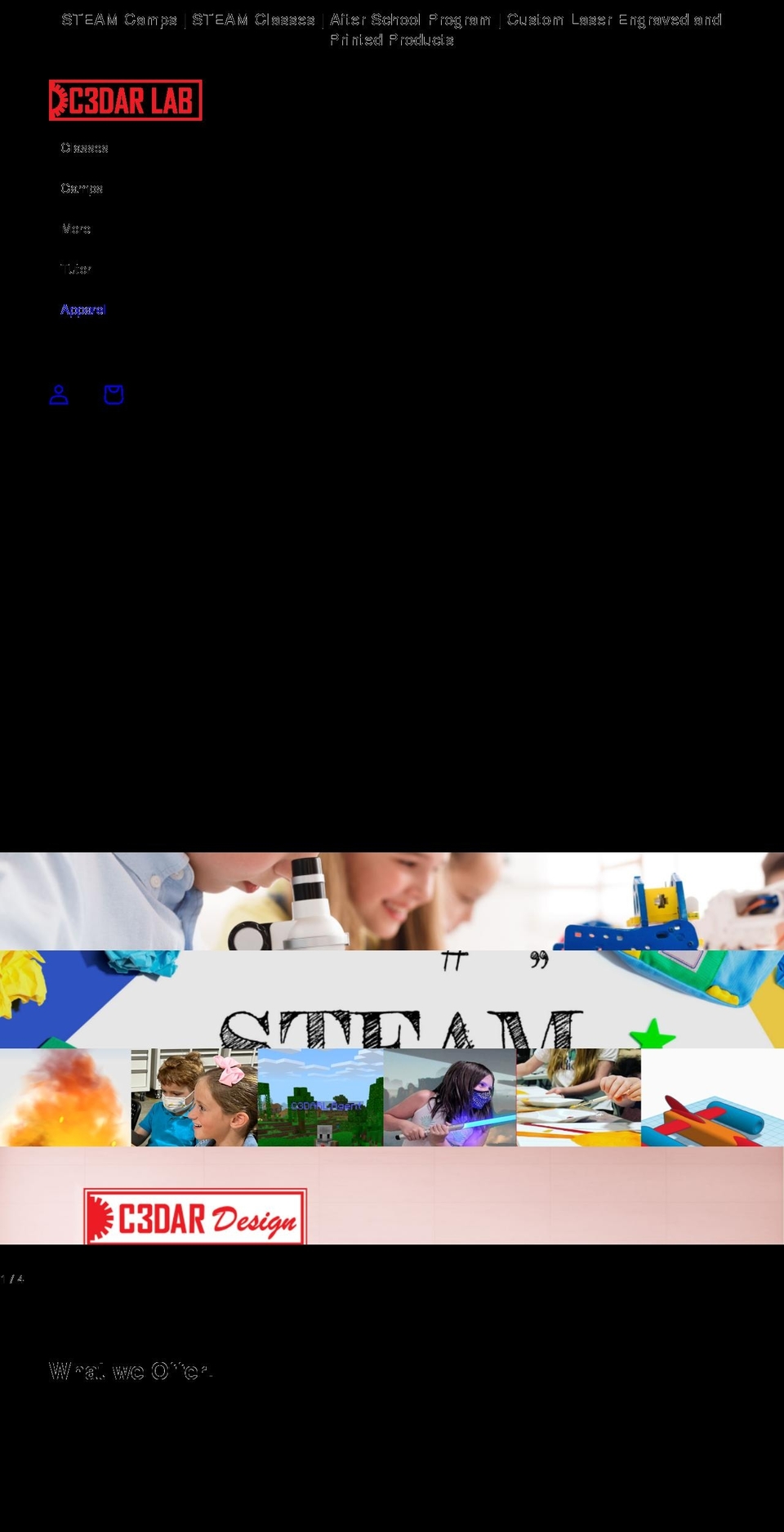 c3darlab.ca shopify website screenshot
