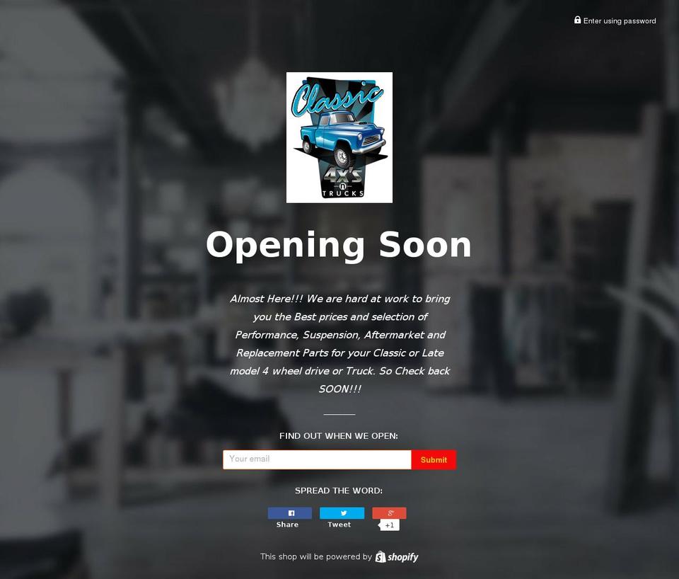 c4xnt.com — Shopify storefront screenshot