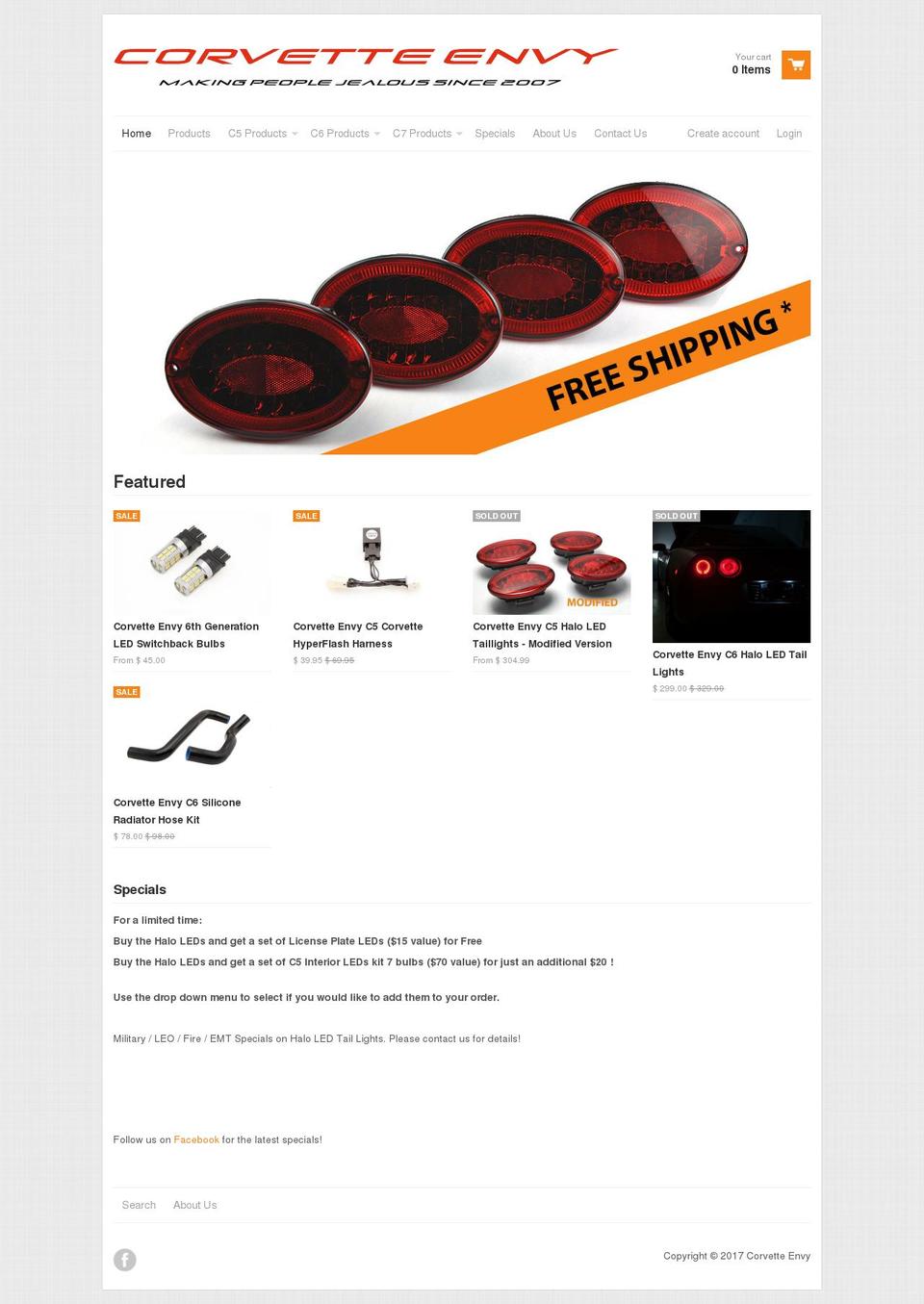 c5haloleds.com shopify website screenshot