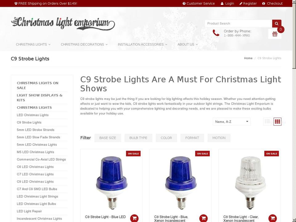 6-7-17-version Shopify theme site example c9strobelights.com