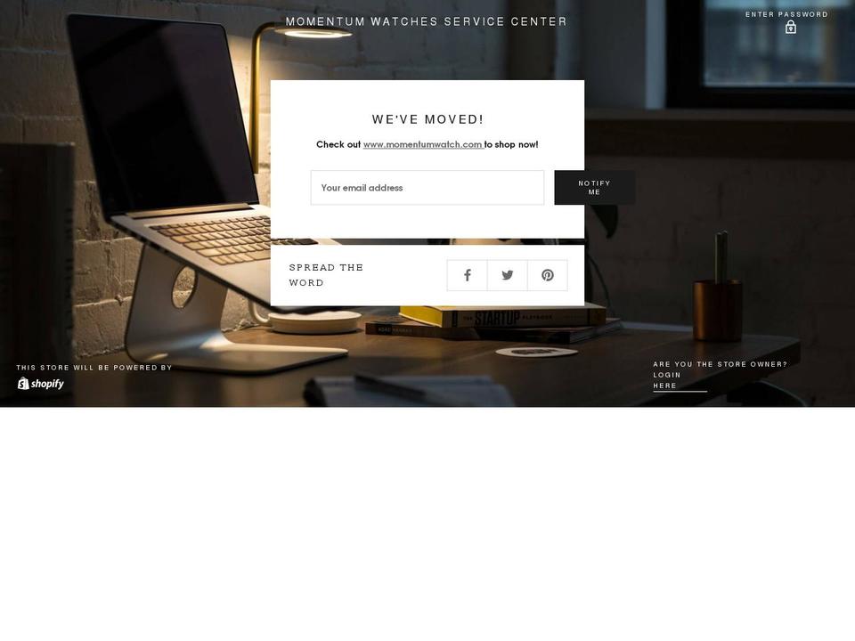 momentum Shopify theme site example ca-momentumwatch.myshopify.com