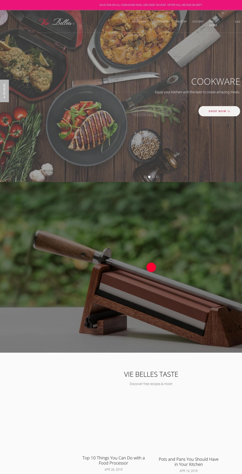 ca-viebelles.myshopify.com shopify website screenshot