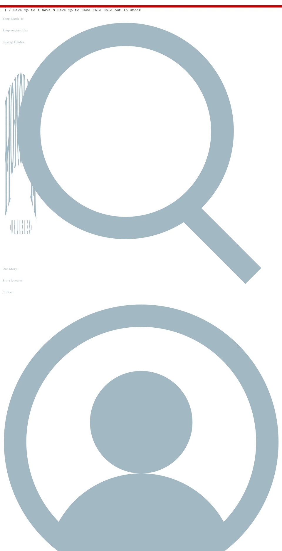 ca.honoluaukuleles.com shopify website screenshot