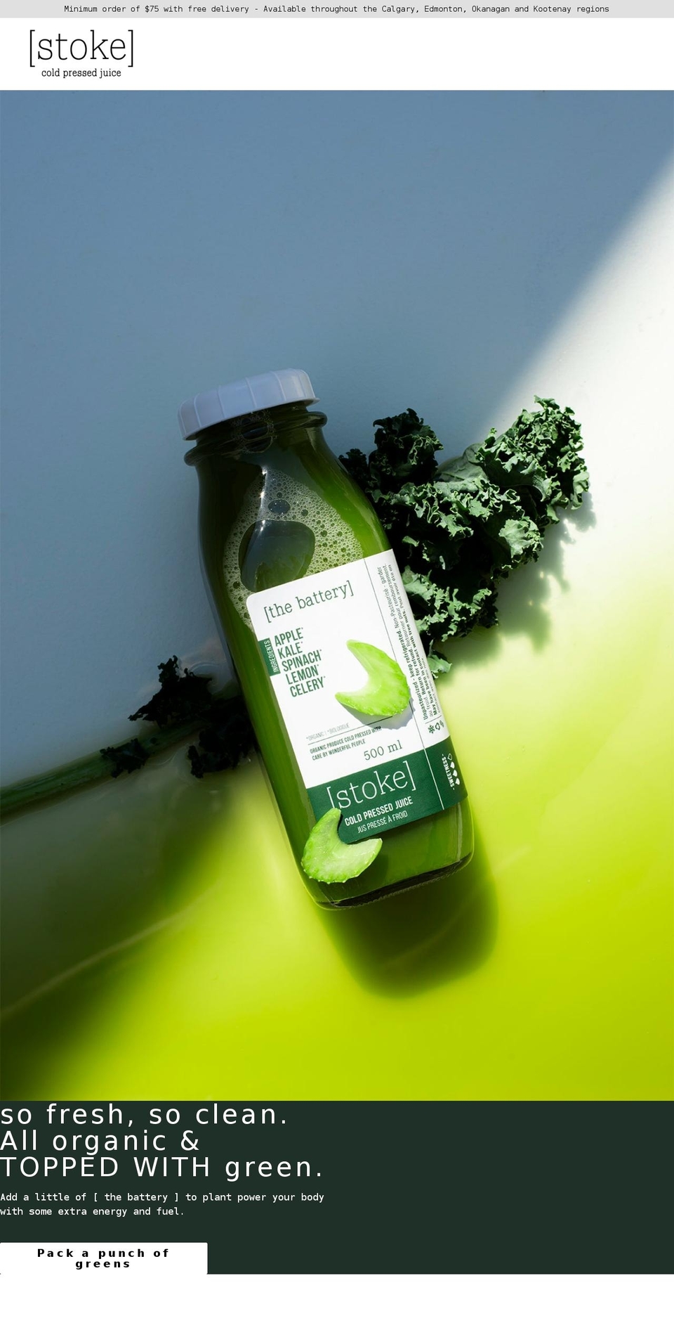 ca.stokejuice.com shopify website screenshot