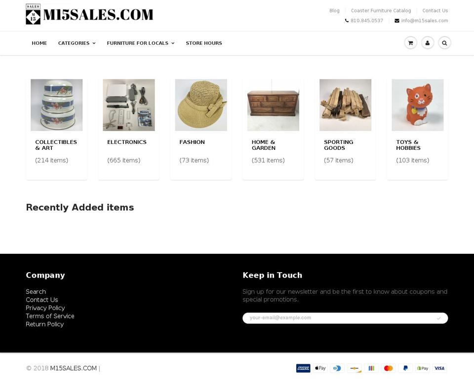 caa5.com — Shopify storefront screenshot