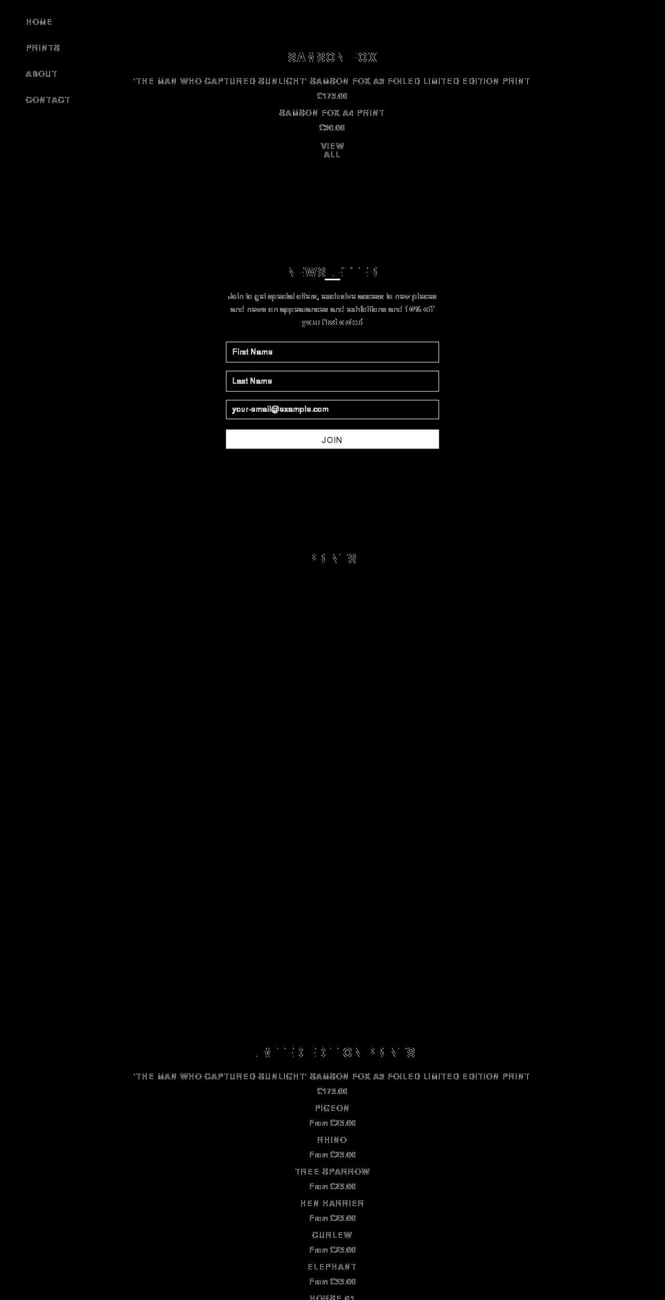 cabailey-art.com — Shopify storefront screenshot