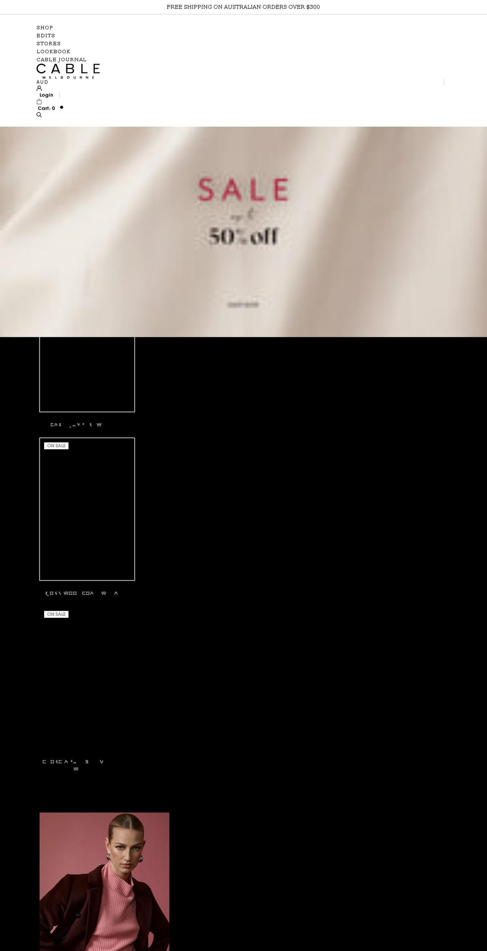 cablemelbourne.com shopify website screenshot