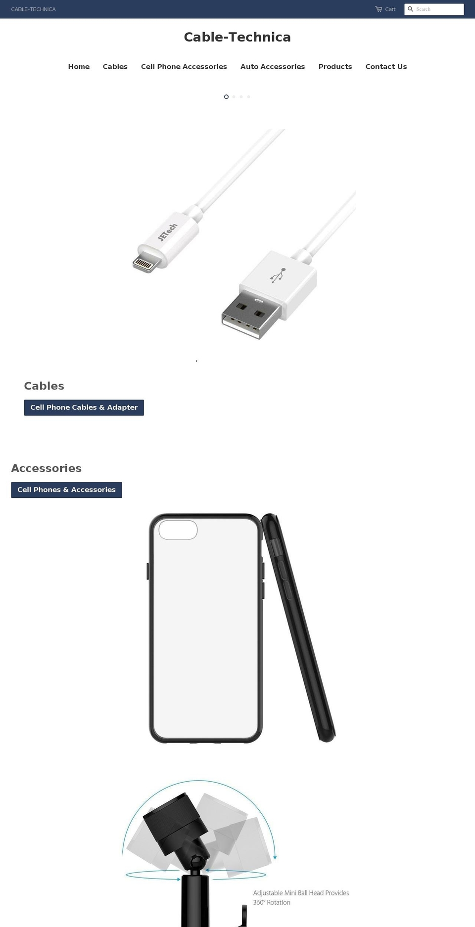 cabletechnica.com — Shopify storefront screenshot