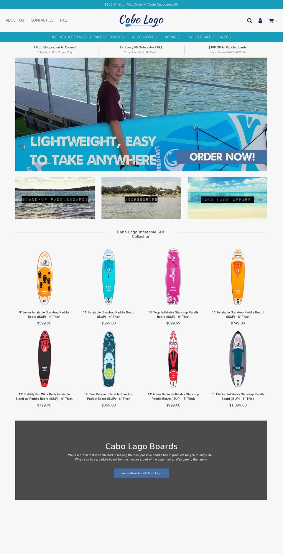 cabolago.com — Shopify storefront screenshot