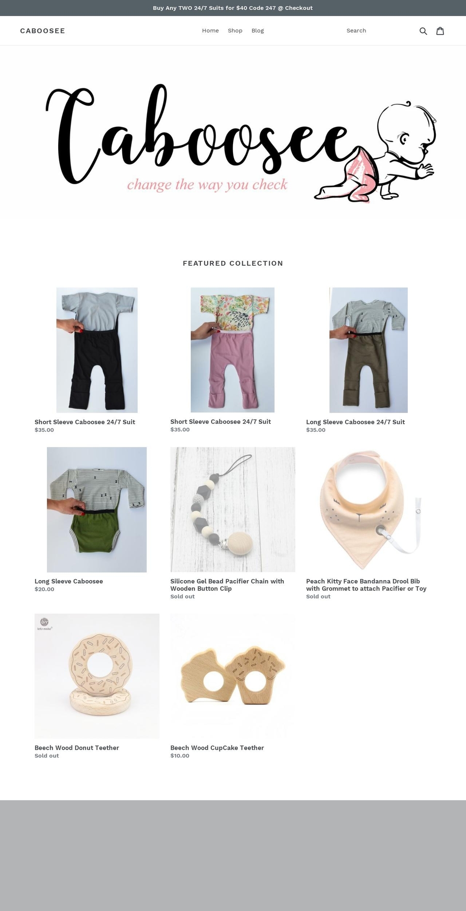 caboosee.com — Shopify storefront screenshot