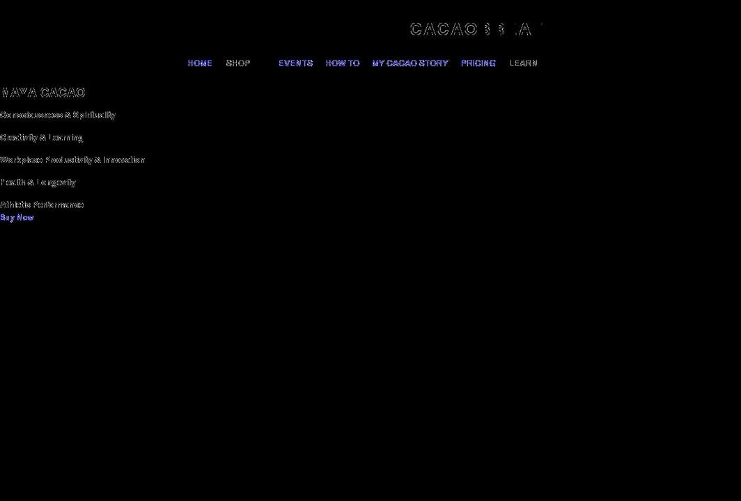 cacaobreath.com shopify website screenshot