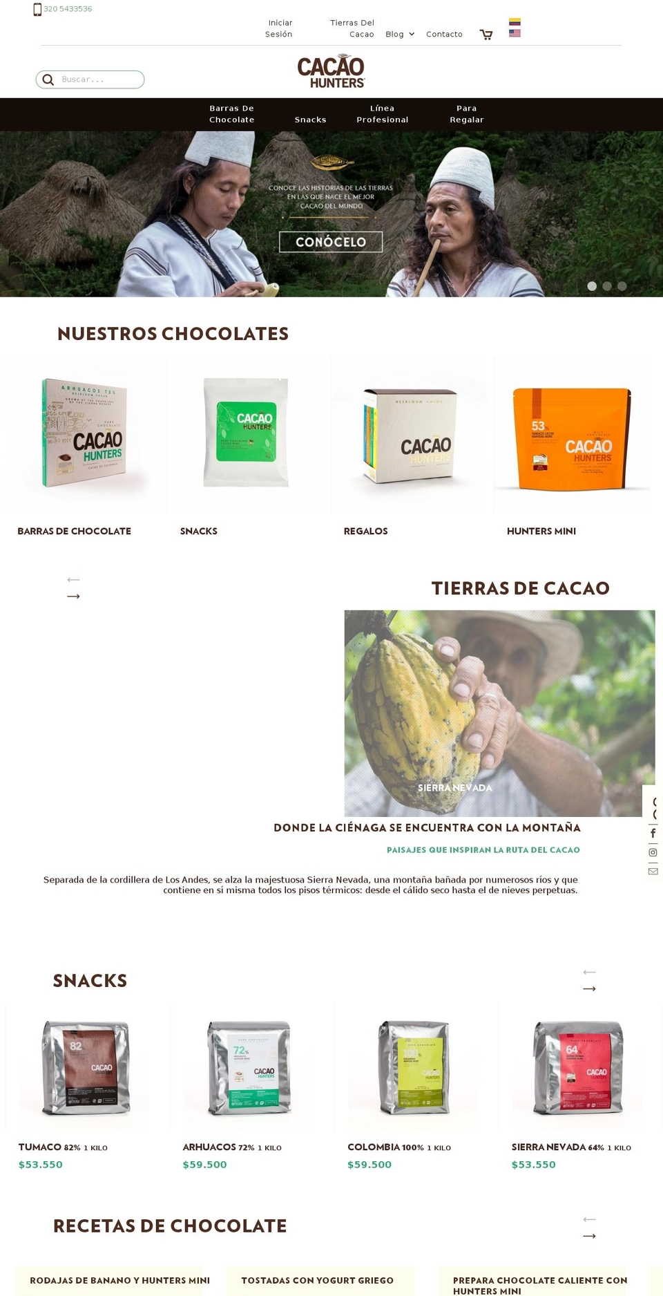 Copy of Mobilia Shopify theme site example cacaodecolombia.org