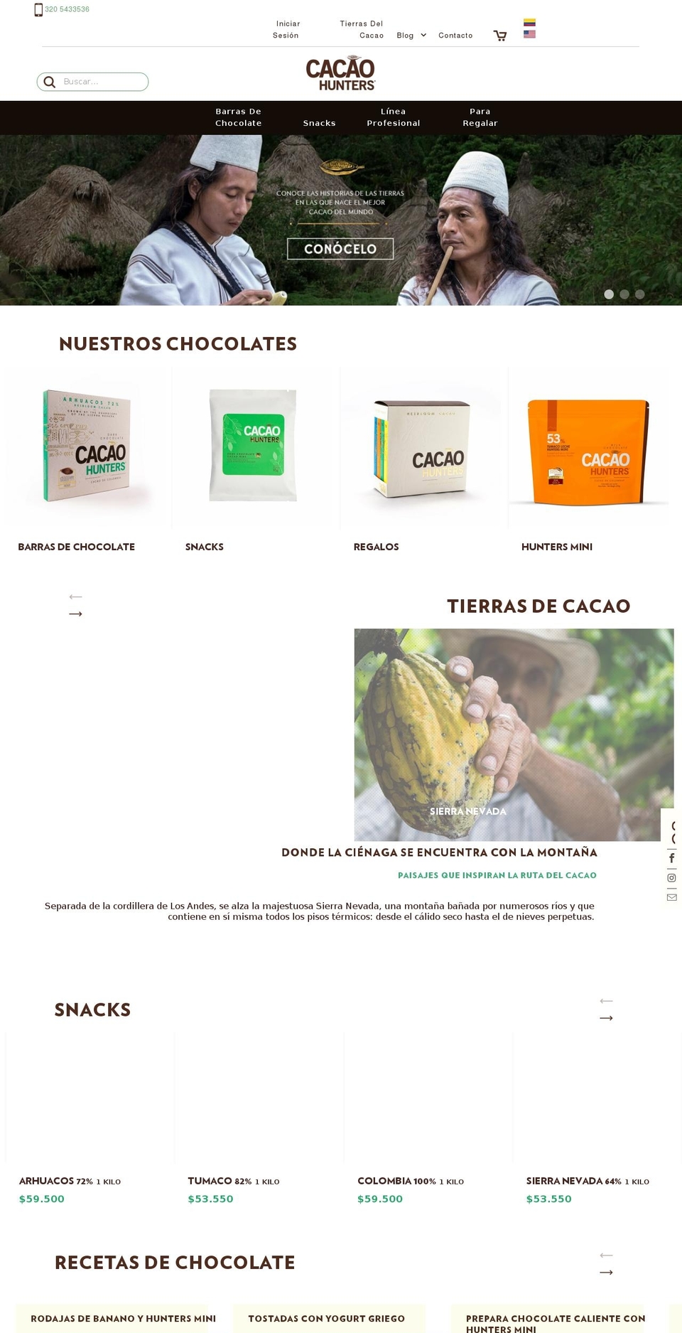 cacaodevenezuela.com — Shopify storefront screenshot