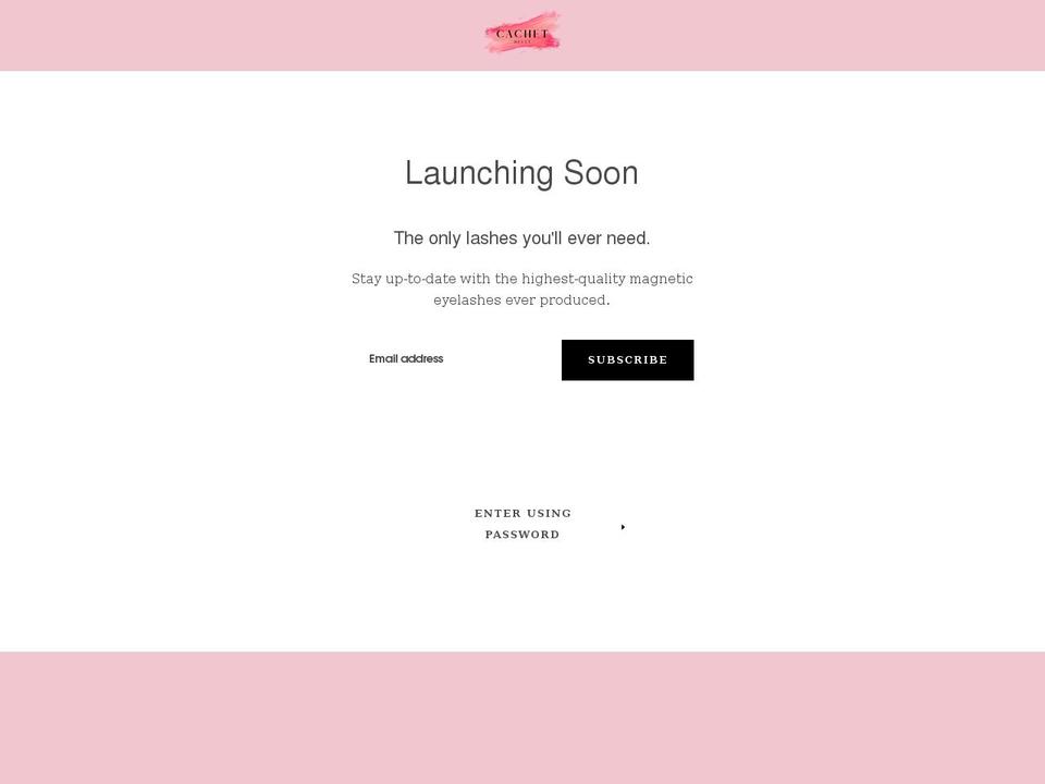 cachetbelle.com shopify website screenshot